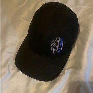 Like new blue line punisher flexfit hat